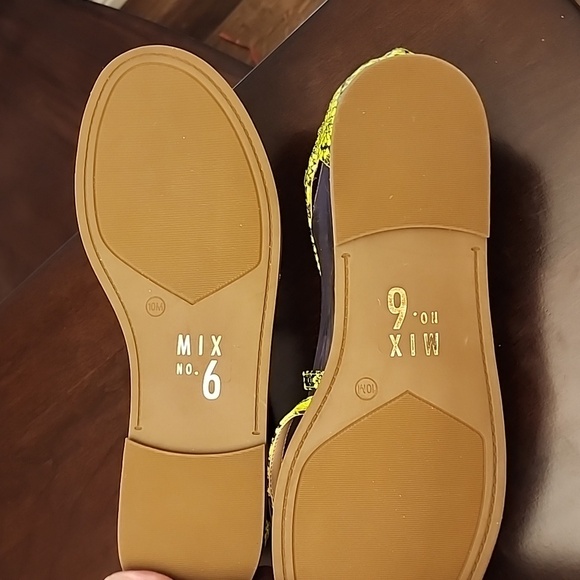 Mix No. Six lime gladiator 10M NWOT rubber soles - Picture 7 of 7